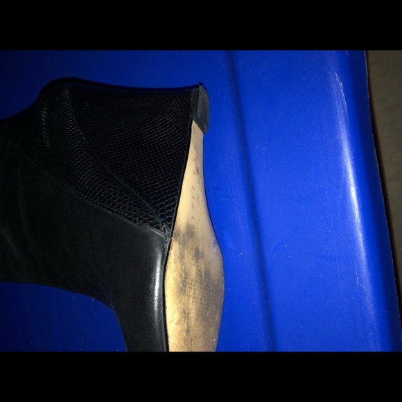 Black Leather Bootie - Picture 5 of 5